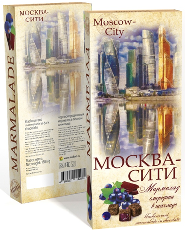  Сладарт Мармелад Черносмородиновый в тёмном шоколаде, 150г  в Сарове