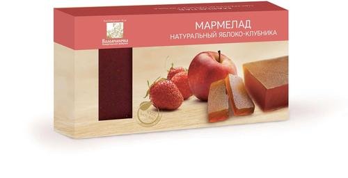 №2 Мармелад пластовый 210г Яблоко-Клубника в Сарове