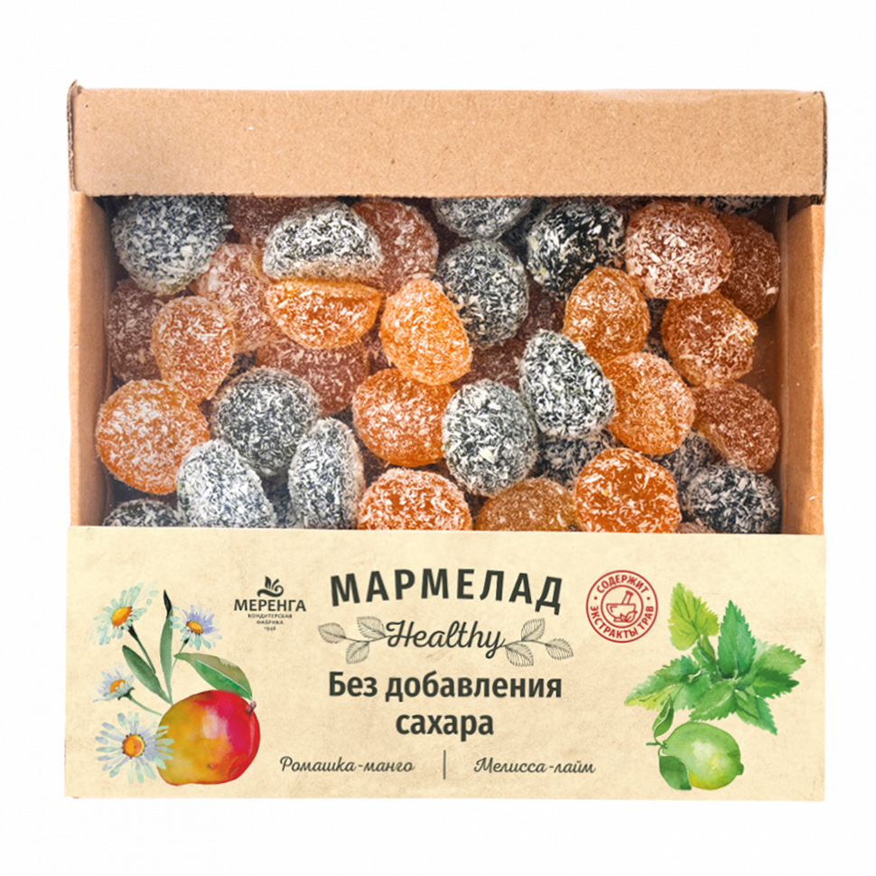  Меренга Мармелад в кокосовой обсыпке Ромашка+Мелисса , 800г     в Сарове